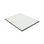 Panneau de bardage stratifi� hpl compact - coloris - cr�me, epaisseur - 6 mm, largeur - 130 cm, longueur ...