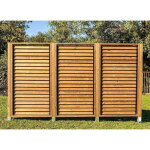 Habrita - panneau clôture 1x2m avec cadre tvt1020 Habrita - panneau clôture 1x2m avec cadre tvt1020