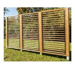 Habrita - panneau clture 1x2m avec cadre tvt1020