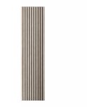 Panneau d�coratif en pvc imitation lattes de bois, lot de 10 pi�ces, 120x30 cm, rev�tement mural ch�ne ...