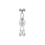 Panneau en fonte pour appui de fen�tre ou garde - corps - hauteur 890mm largeur 200mm - � souder sur ...