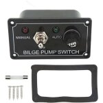 Panneau d'interrupteur  bascule  bascule pompe de cale arrt automatique panneau d'interrupteur manuel ...