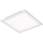 Panneau led briloner leuchten piatto, 12 w, 1300 lm, ip20, blanc, plastique - m�tal, d�tecteur de mouvement, ...