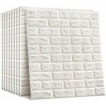 Panneaux muraux 3d auto - adh�sif en pierre look papier peint 77 x 70 cm imperm�able � l?eau brique mur ...