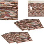Relaxdays - panneaux muraux, jeu de 20, auto collants, dcouper, 3d, revtement mural, effet pierre, ...