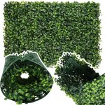 Panneau mural v�g�tal, haie artificielle de buis, tapis de jardin