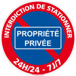 Panneau de signalisation autocollant. panneau interdiction. panneau parking, panneau d'information adh�sif ...