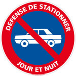 Panneau de signalisation pvc 1 mm. panneau interdiction. panneau parking, panneau d'information pvc. ...