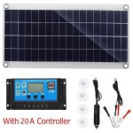 Panneau solaire 300w 12v, kit de panneau solaire, chargeur de batterie kit avec r�gulateur de charge ...