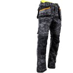 Lma - pantalon canvas avec poches genouill�res renforc� imperm�able donjon camouflage kaki 40