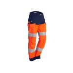 Pantalon femme haute visibilit luklight orange / marine - 36 - molinel
