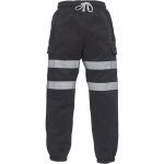 Pantalon de jogging haute visibilit� yoko cargo noir s
