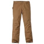 Carhartt - pantalon de travail double front stretch cotton duck marron taille pantalon: 40