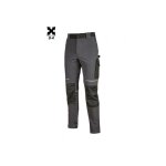 U - power - pantalon de travail stretch dperlant coupe slim atom gris xxl