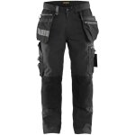 Blaklader - pantalon de travail multipoches flottantes artisan stretch gris fonc / noir 44