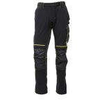 U - power - pantalon de travail extensible hydrofuge atom coupe slim noir 2 xl