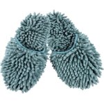 Pantoufles de balayage vadrouille chaussettes r�utilisable nettoyage sol chausson serpilli�re balai serpill�re ...