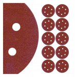Papier abrasif velcro pour meuleuses, perceuses, disques, 150 mm, p100 x10 Papier abrasif velcro pour meuleuses, perceuses, disques, 150 mm, p100 x10