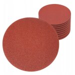 Papier abrasif velcro pour ponceuses girafe, disque 225 mm p120, 10 pièces. Papier abrasif velcro pour ponceuses girafe, disque 225 mm p120, 10 pièces.