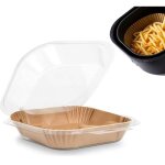 - papier cuisson pour air fryer ninja double stack xl sl400eu 9, 5l, 100 pi�ces accessoire pour air fryer ...