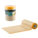 Papier kraft brun avec ruban adh�sif - 15 cm x 20 m - papier kraft, haute r�sistance et application facile ...