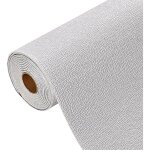 Papier peint adh�sif amovible en pvc, 50 cm x 2. 8 m, effet 3d, pour chambre, cuisine ou bureau, blanc ...