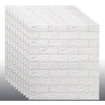 Papier peint autocollant 3d 3d wall sticker bedroom wallpaper foam tile waterproof and moisture - proof ...