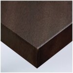 Papier peint autocollant imitation bois weng� fonc� - 122 cm x 0. 5 m - en rouleau - dimexact