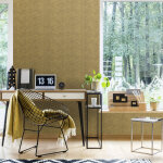 Superfresco easy - papier peint intiss� crocodile 1005 x 52cm ocre