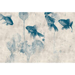 Papier peint panoramique animaux beige et bleu tapisserie panoramique à motif poisson papier peint panoramique ... Papier peint panoramique animaux beige et bleu tapisserie panoramique à motif poisson papier peint panoramique ...