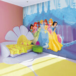 Ag art - papier peint princesses disney 360x254 cm