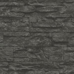 Papiers peints parfaits pour le salon & chambre d?ado | papier peint imitation pierre trompe l?oeil style ...