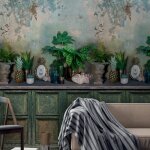 Hxadeco - papier peint trompe oeil 159x280cm