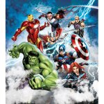 Ag art - papier peint xl intisse disney marvel avengers180x202 cm