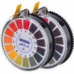 Papier test ph, papier bande testeur 2 rouleaux, bandelette ph piscine indicateur mesure de ph gamme ...