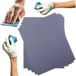 Papier de verre 5 pices feuille  base d'eau 28x23 cm p1000 pour ponage humide