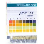 Paquet de 2 bandelettes de test de mesure professionnelles en papier ph pour la vie quotidienne industrielle ...