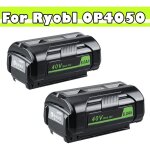 Paquet de 2 batteries de remplacement 40v 8. 0ah op4040 pour ryobi 40v op4050 op4030 rbl4020 op4026, ...