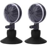 Paquet de 2 disques de pierre � air avec ventouse diffuseur de pierre � air � bulles oxyg�ne r�glable ...