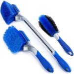 Paquet de 3 brosses de nettoyage pour camping - car, moto, brosse de nettoyage, �purateur de jante, brosse ...