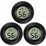 Paquet de 3 hygrom�tres thermom�tre num�rique lcd moniteur humidim�tre jauge pour humidificateurs d�shumidific ...