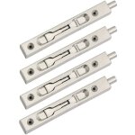 Paquet de 4 (2 paires) verrou � glissi�re de verrou de p�ne affleurant de porte, action de levier de ...