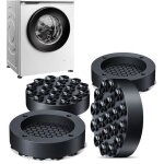 Paquet de 4 amortisseurs de vibrations pour machine à laver, tapis en caoutchouc antidérapants universels ... Paquet de 4 amortisseurs de vibrations pour machine à laver, tapis en caoutchouc antidérapants universels ...