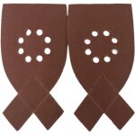 Paquet de 50 feuilles de papier abrasif pour ponceuse orbitale alatoire black & decker ka220g ka230, ...