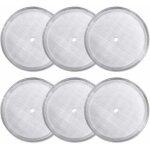 Paquet de 6 filtres de remplacement pour presse fran�aise, filtres � mailles en acier inoxydable r�utilisables ...