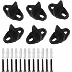 Paquet de 6 rails de plancher pour porte de grange coulissante avec vis - rails de plancher pour porte ...