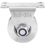 Paquet poulie coulissante u type acier inoxydable roulements  bille roue galet pour rail glissire