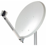 Parabole 65 easy quick acier + lnb