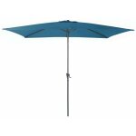 Proloisirs parasol 3x2 manivelle tilt - grey / bleu
