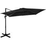 Vonroc - parasol cantilever pisogne 300x300cm - premium parasol anthracite / noir Vonroc - parasol cantilever pisogne 300x300cm - premium parasol anthracite / noir